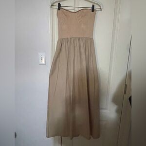 Strapless Maxi Dress- Casual Summer Style